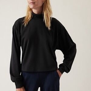 Athleta black Venice sweatshirt XS